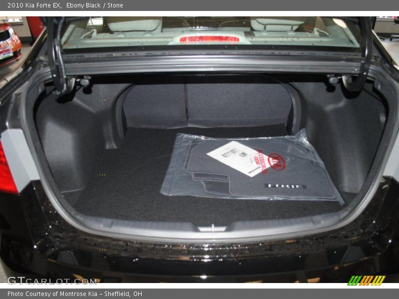 Ebony Black / Stone 2010 Kia Forte EX