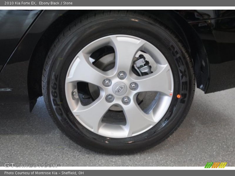 Ebony Black / Stone 2010 Kia Forte EX