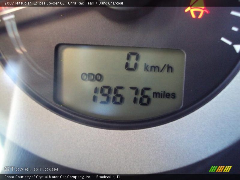 Ultra Red Pearl / Dark Charcoal 2007 Mitsubishi Eclipse Spyder GS