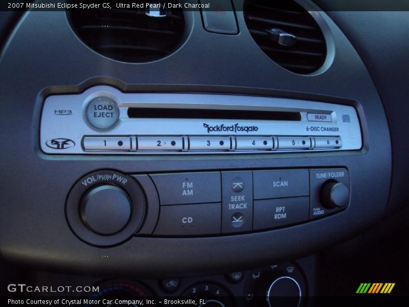 Ultra Red Pearl / Dark Charcoal 2007 Mitsubishi Eclipse Spyder GS