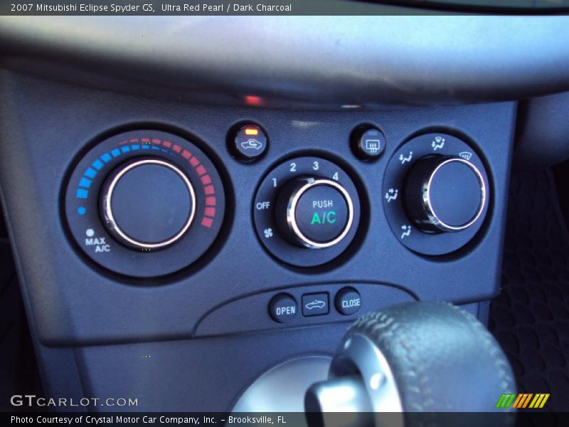 Ultra Red Pearl / Dark Charcoal 2007 Mitsubishi Eclipse Spyder GS