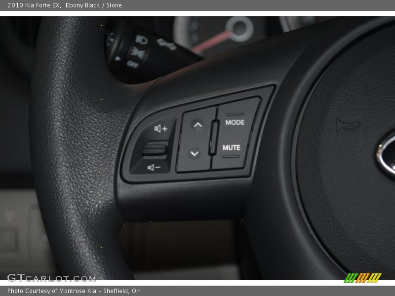 Ebony Black / Stone 2010 Kia Forte EX