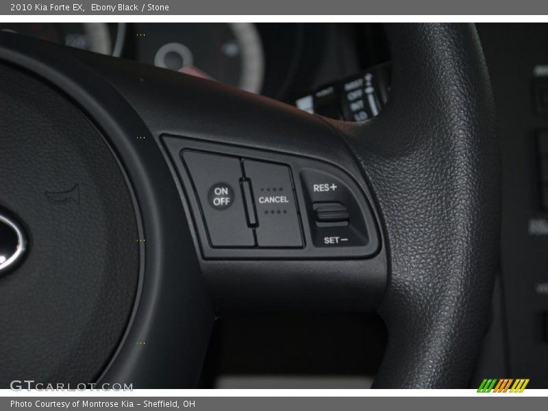 Ebony Black / Stone 2010 Kia Forte EX
