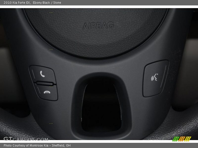 Ebony Black / Stone 2010 Kia Forte EX