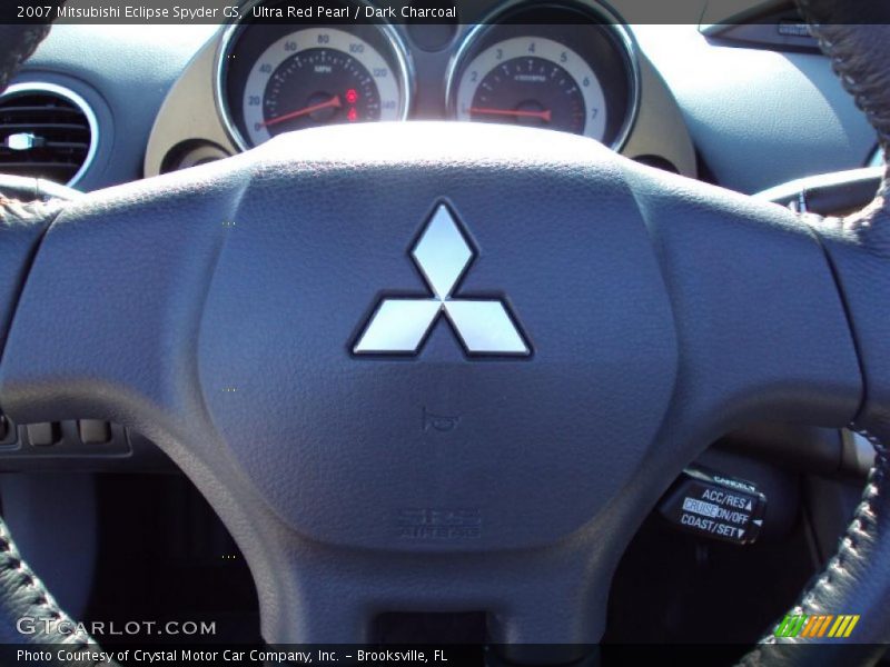 Ultra Red Pearl / Dark Charcoal 2007 Mitsubishi Eclipse Spyder GS