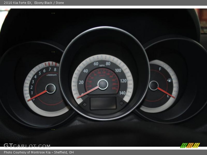 Ebony Black / Stone 2010 Kia Forte EX