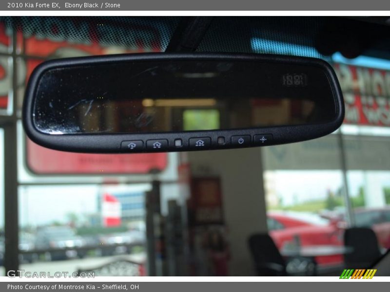 Ebony Black / Stone 2010 Kia Forte EX