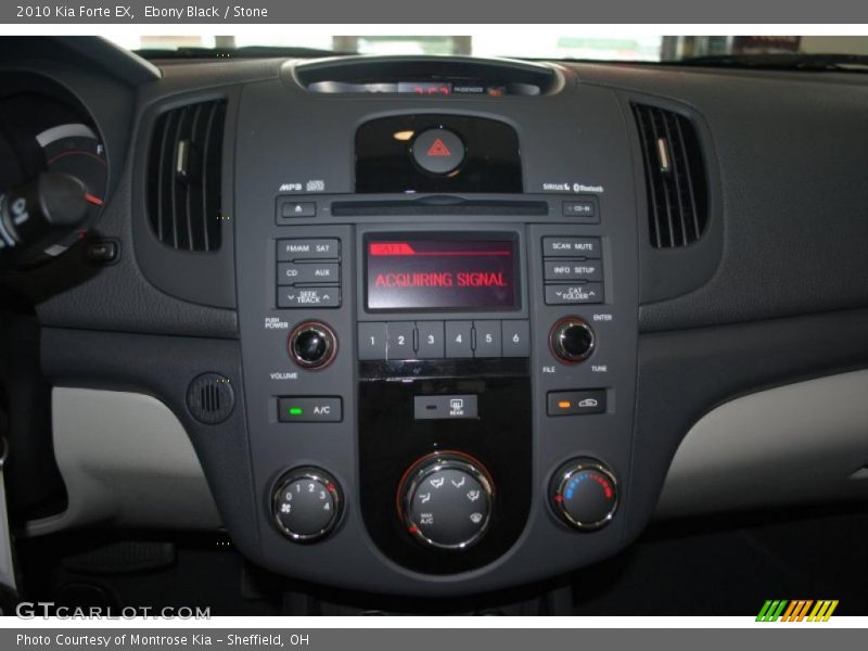 Ebony Black / Stone 2010 Kia Forte EX