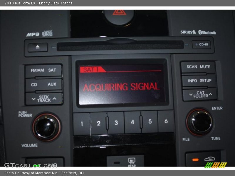 Ebony Black / Stone 2010 Kia Forte EX
