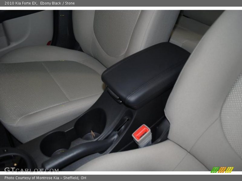 Ebony Black / Stone 2010 Kia Forte EX