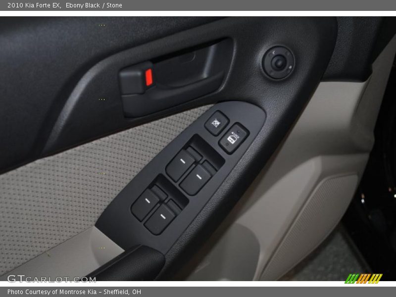 Ebony Black / Stone 2010 Kia Forte EX