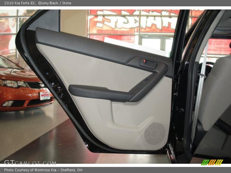 Ebony Black / Stone 2010 Kia Forte EX