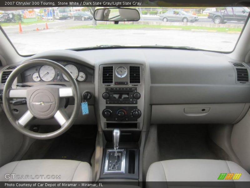 Stone White / Dark Slate Gray/Light Slate Gray 2007 Chrysler 300 Touring