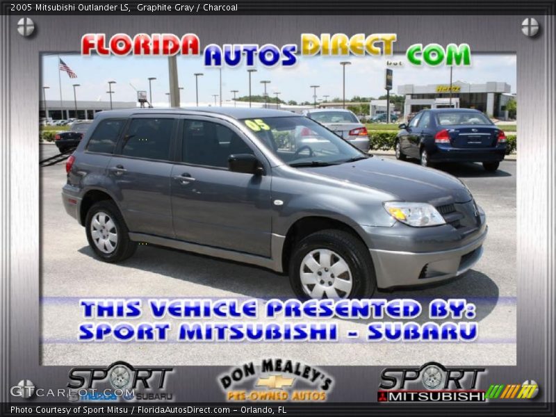 Graphite Gray / Charcoal 2005 Mitsubishi Outlander LS