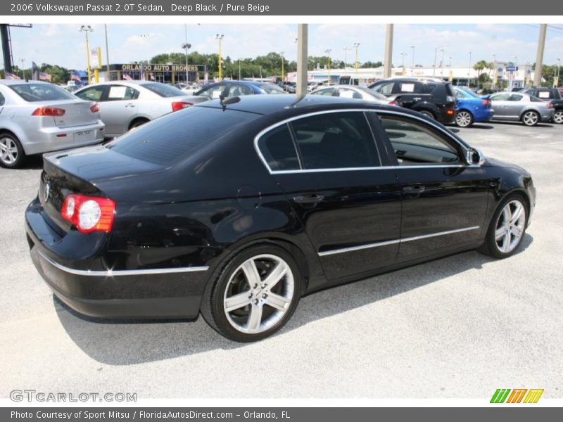 Deep Black / Pure Beige 2006 Volkswagen Passat 2.0T Sedan