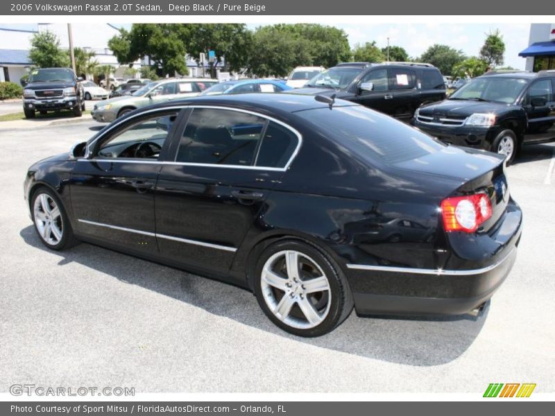 Deep Black / Pure Beige 2006 Volkswagen Passat 2.0T Sedan