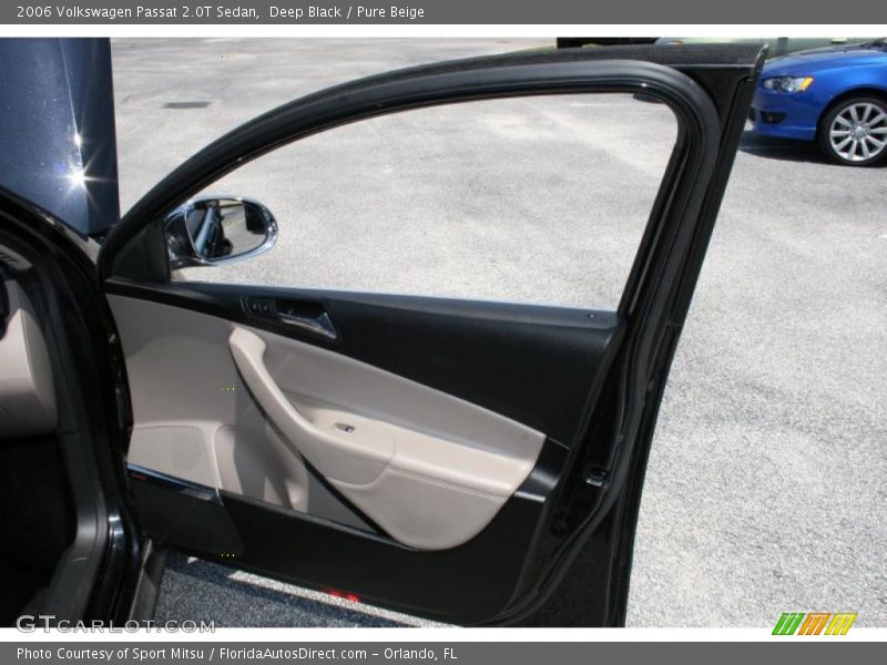 Deep Black / Pure Beige 2006 Volkswagen Passat 2.0T Sedan