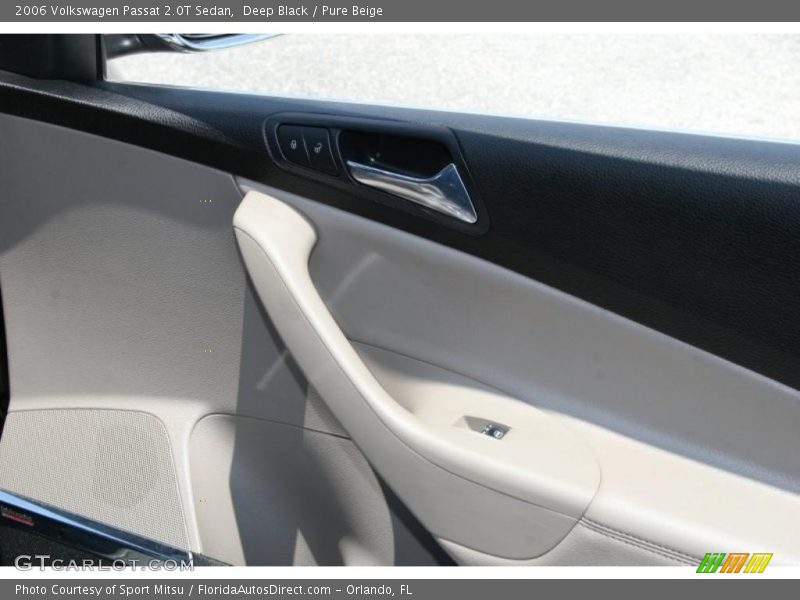 Deep Black / Pure Beige 2006 Volkswagen Passat 2.0T Sedan