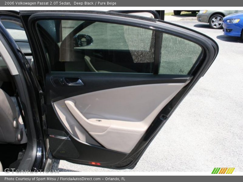 Deep Black / Pure Beige 2006 Volkswagen Passat 2.0T Sedan