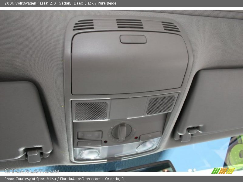 Deep Black / Pure Beige 2006 Volkswagen Passat 2.0T Sedan