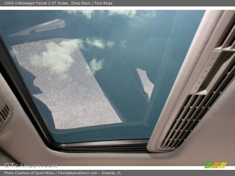 Deep Black / Pure Beige 2006 Volkswagen Passat 2.0T Sedan