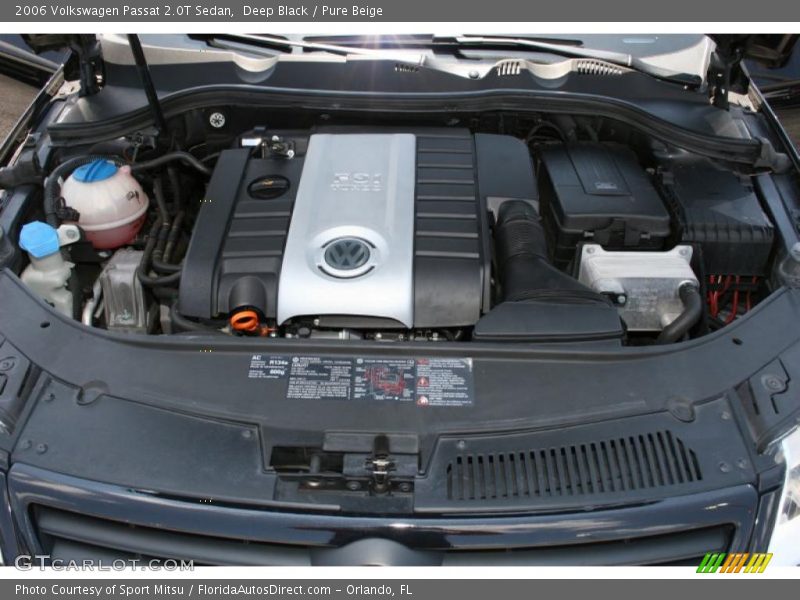 Deep Black / Pure Beige 2006 Volkswagen Passat 2.0T Sedan