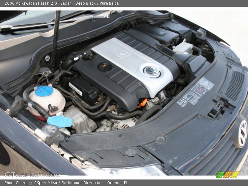 Deep Black / Pure Beige 2006 Volkswagen Passat 2.0T Sedan