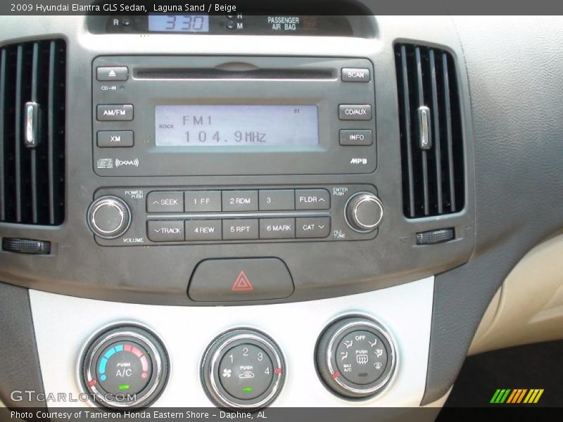 Laguna Sand / Beige 2009 Hyundai Elantra GLS Sedan