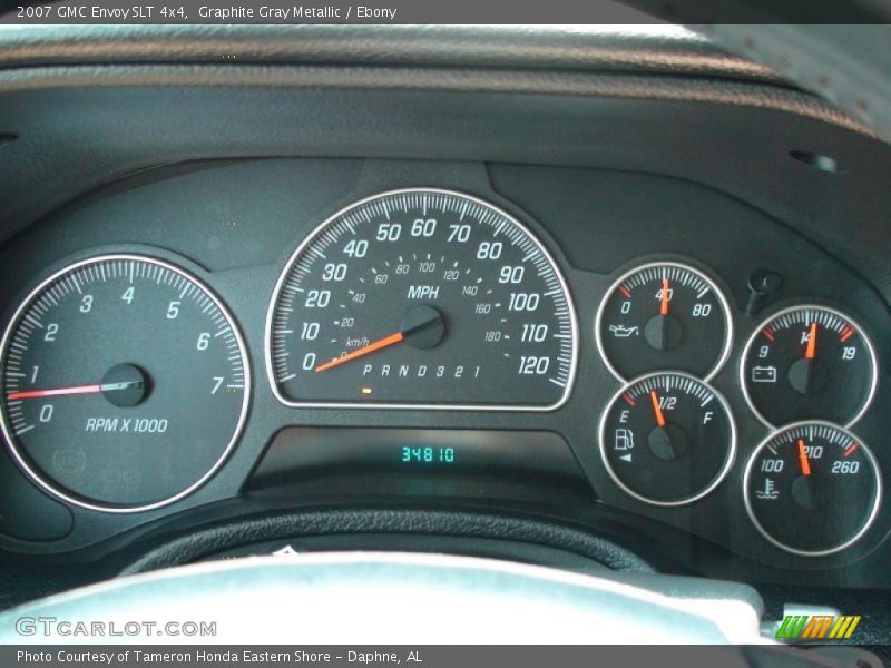 Graphite Gray Metallic / Ebony 2007 GMC Envoy SLT 4x4