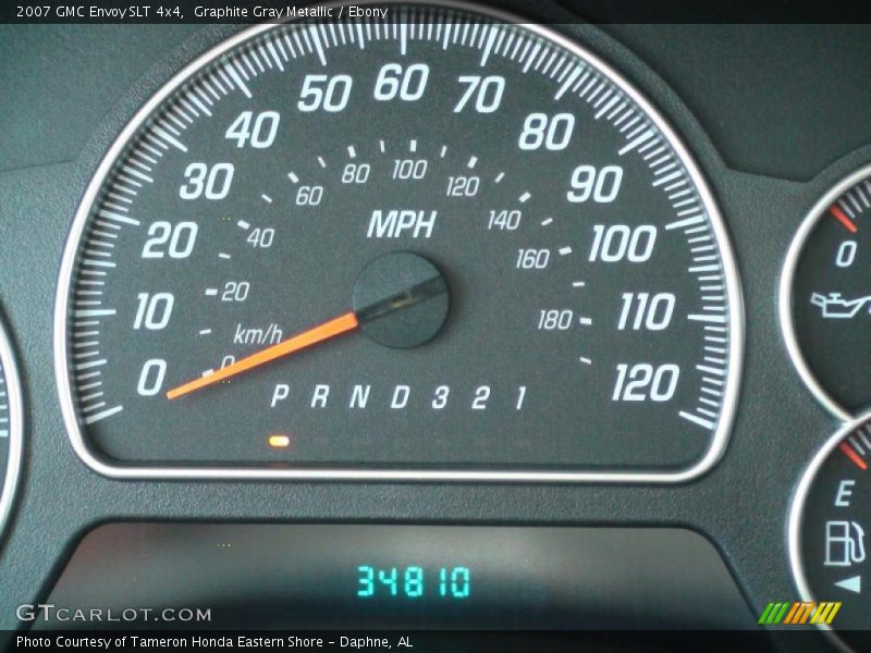 Graphite Gray Metallic / Ebony 2007 GMC Envoy SLT 4x4