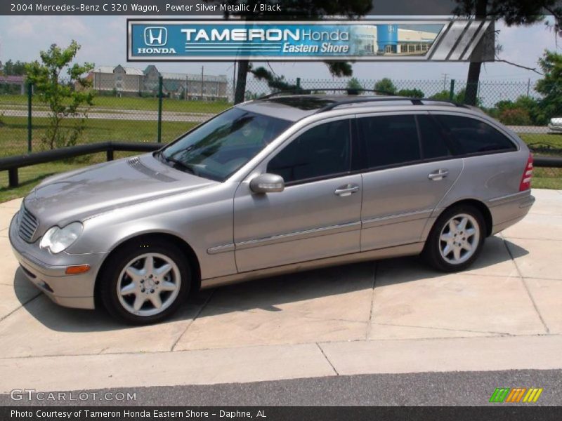 Pewter Silver Metallic / Black 2004 Mercedes-Benz C 320 Wagon