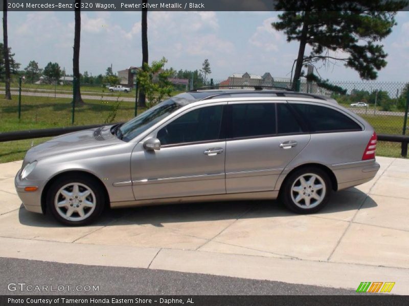 Pewter Silver Metallic / Black 2004 Mercedes-Benz C 320 Wagon