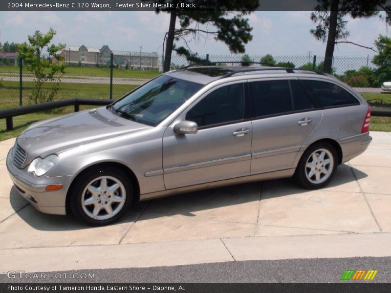 Pewter Silver Metallic / Black 2004 Mercedes-Benz C 320 Wagon