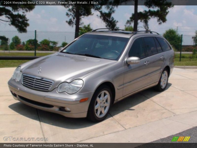 Pewter Silver Metallic / Black 2004 Mercedes-Benz C 320 Wagon