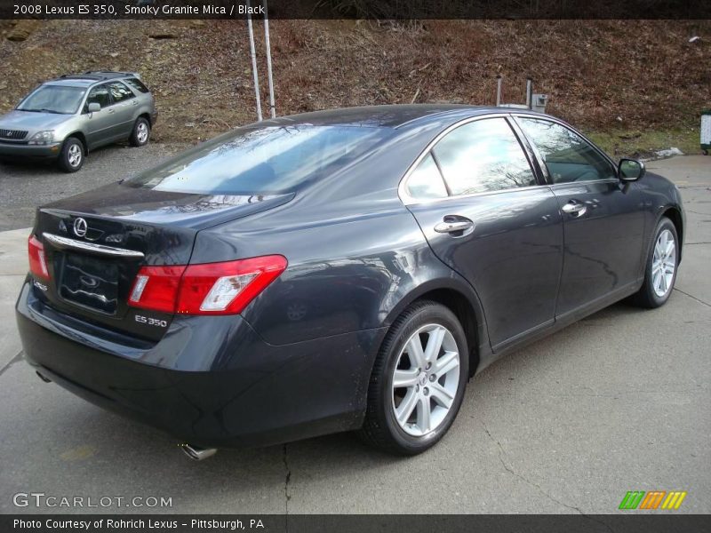 Smoky Granite Mica / Black 2008 Lexus ES 350