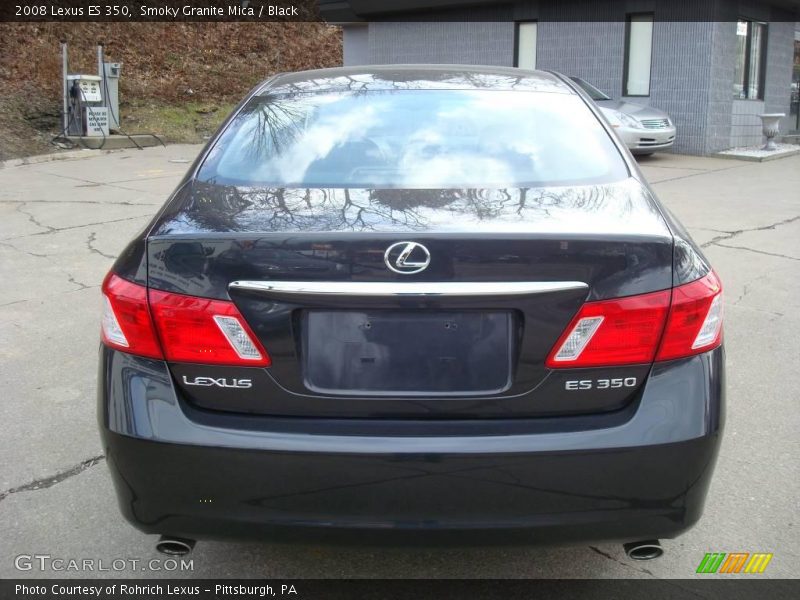 Smoky Granite Mica / Black 2008 Lexus ES 350