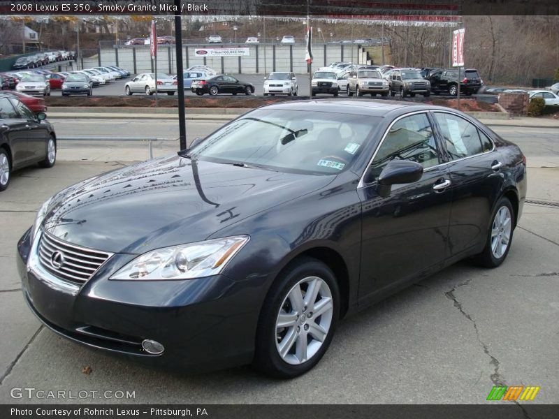 Smoky Granite Mica / Black 2008 Lexus ES 350