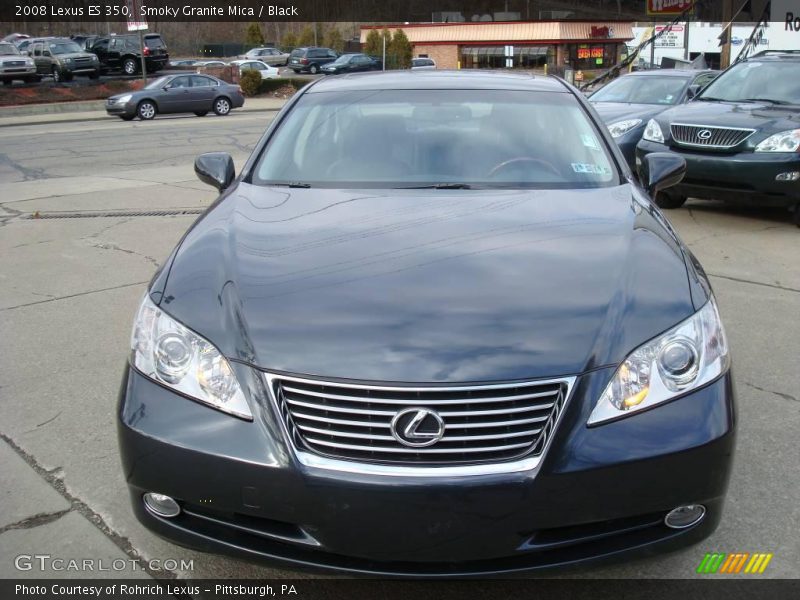 Smoky Granite Mica / Black 2008 Lexus ES 350