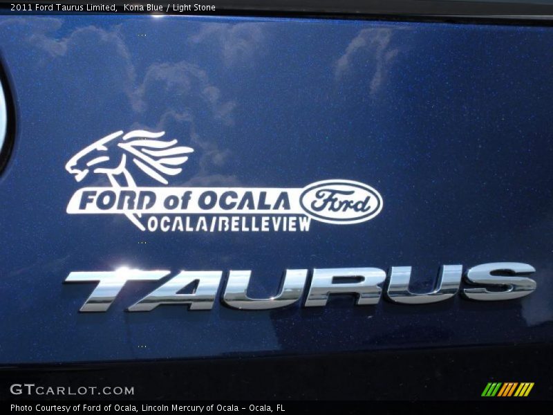 Kona Blue / Light Stone 2011 Ford Taurus Limited