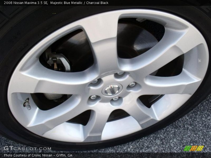 Majestic Blue Metallic / Charcoal Black 2008 Nissan Maxima 3.5 SE