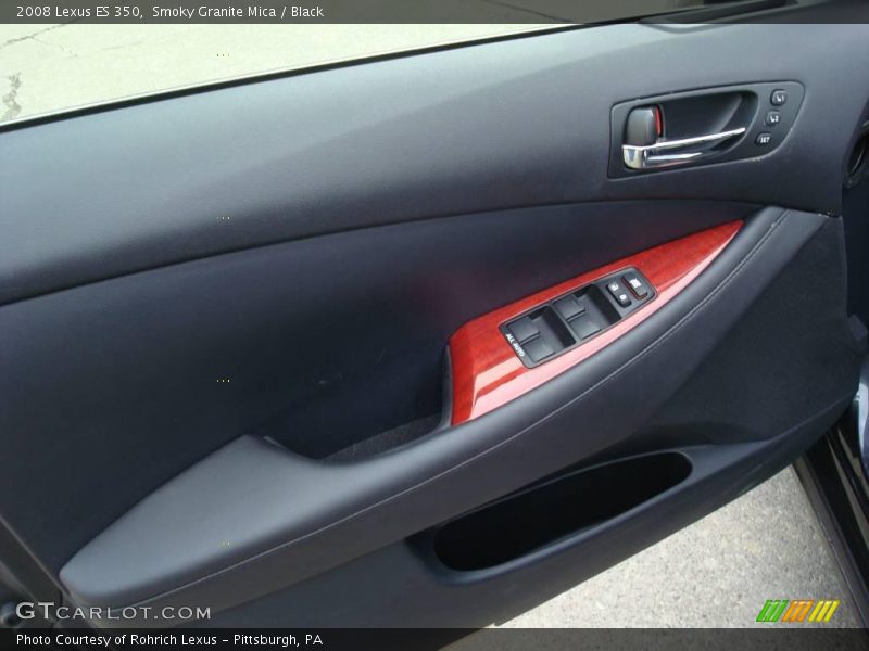 Smoky Granite Mica / Black 2008 Lexus ES 350