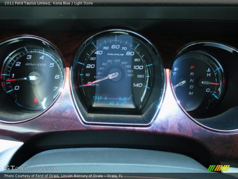 Kona Blue / Light Stone 2011 Ford Taurus Limited