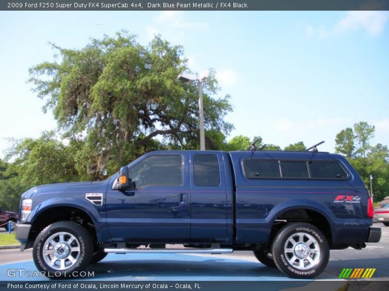 Dark Blue Pearl Metallic / FX4 Black 2009 Ford F250 Super Duty FX4 SuperCab 4x4