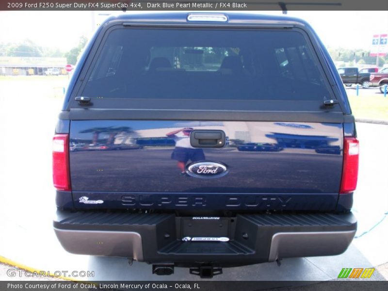 Dark Blue Pearl Metallic / FX4 Black 2009 Ford F250 Super Duty FX4 SuperCab 4x4