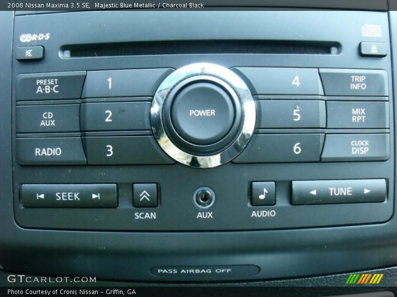 Majestic Blue Metallic / Charcoal Black 2008 Nissan Maxima 3.5 SE