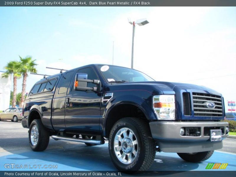 Dark Blue Pearl Metallic / FX4 Black 2009 Ford F250 Super Duty FX4 SuperCab 4x4