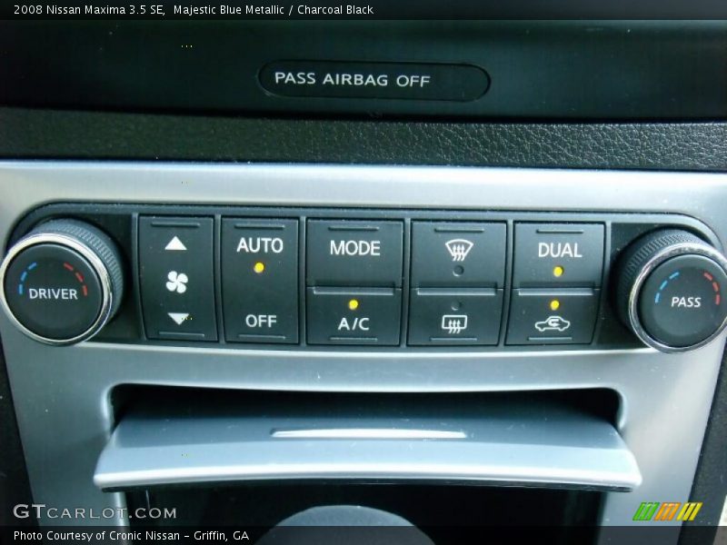 Majestic Blue Metallic / Charcoal Black 2008 Nissan Maxima 3.5 SE