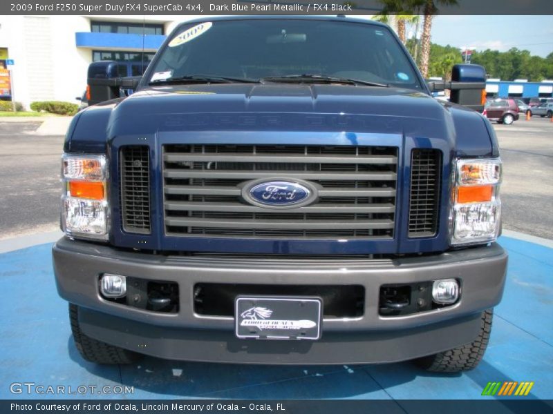 Dark Blue Pearl Metallic / FX4 Black 2009 Ford F250 Super Duty FX4 SuperCab 4x4