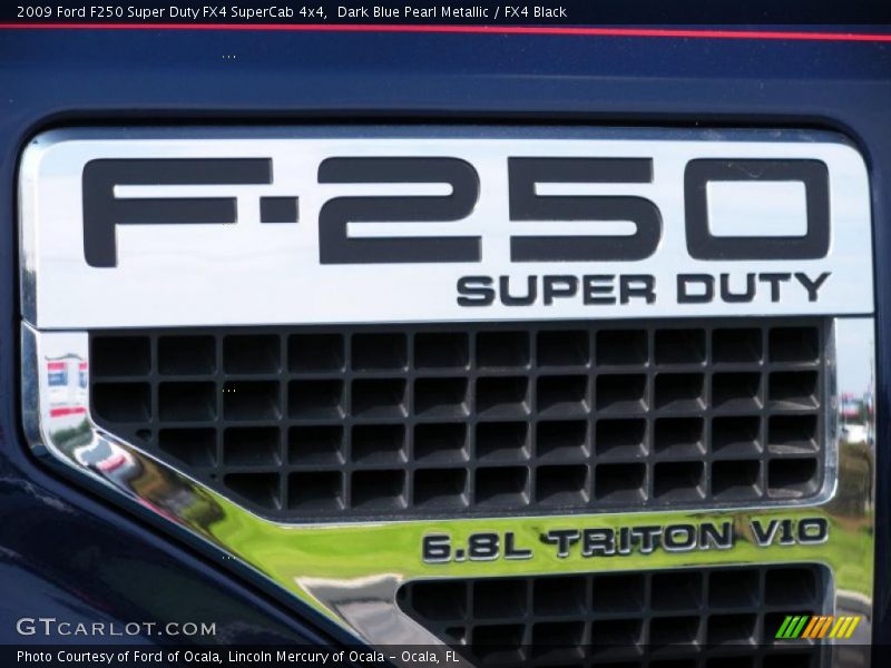 Dark Blue Pearl Metallic / FX4 Black 2009 Ford F250 Super Duty FX4 SuperCab 4x4