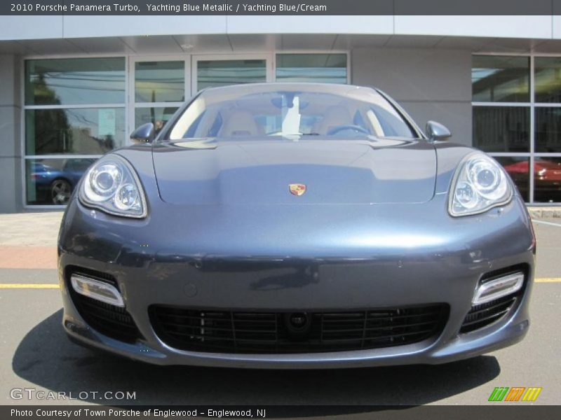 Yachting Blue Metallic / Yachting Blue/Cream 2010 Porsche Panamera Turbo